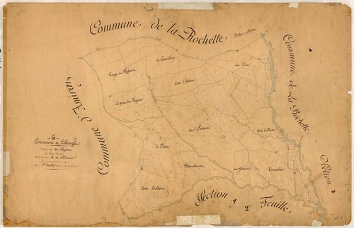 Les Beylons, la Fortune. - Plan de section, A1