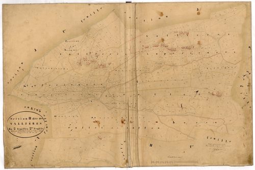 Les Vallières. - Plan de section, H2