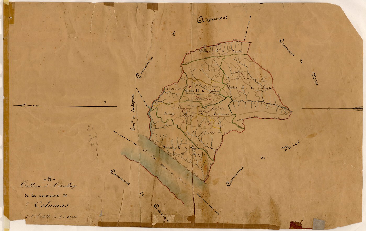 Tableau d'assemblage. - TA