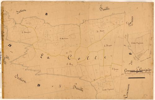 Les Queireoumés et le Breq. - Plan de section, C