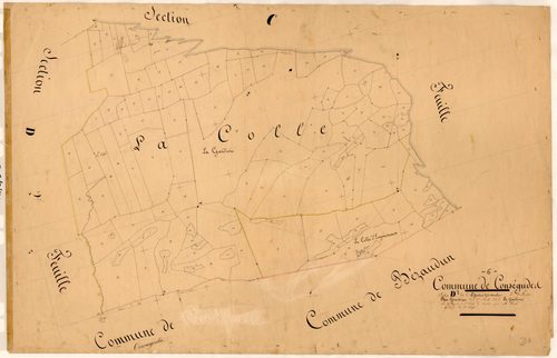 La Gardiore et les Malines, la Gardiore. - Plan de section, D3
