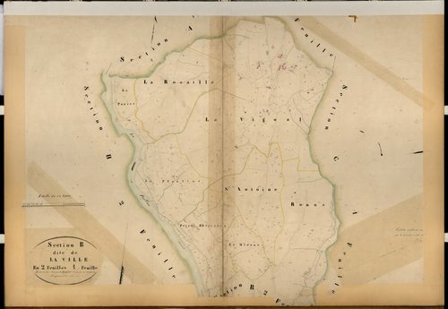 La Ville. - Plan de section, B1
