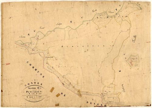 Pincalvin. - Plan de section, E2