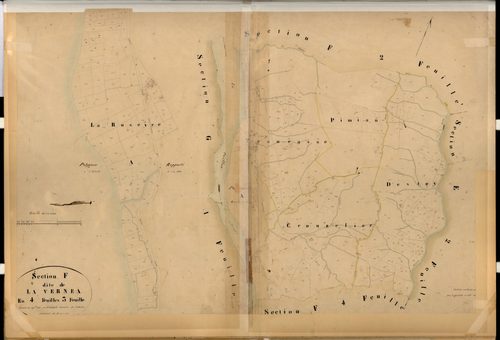 La Vernea. - Plan de section, F3