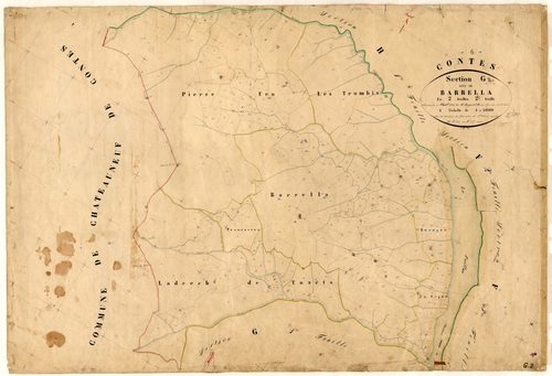 Barrella. - Plan de section, G2