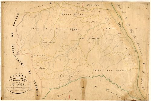 Sainte Anne. - Plan de section, H1