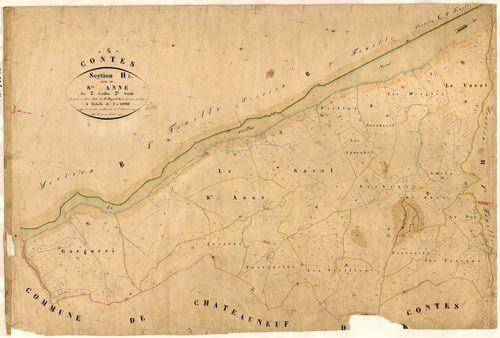 Sainte Anne. - Plan de section, H2