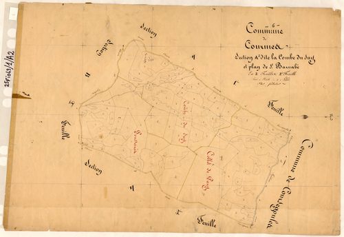 La Combe du Suy et Plan de Saint Barnabé. - Plan de section, A2