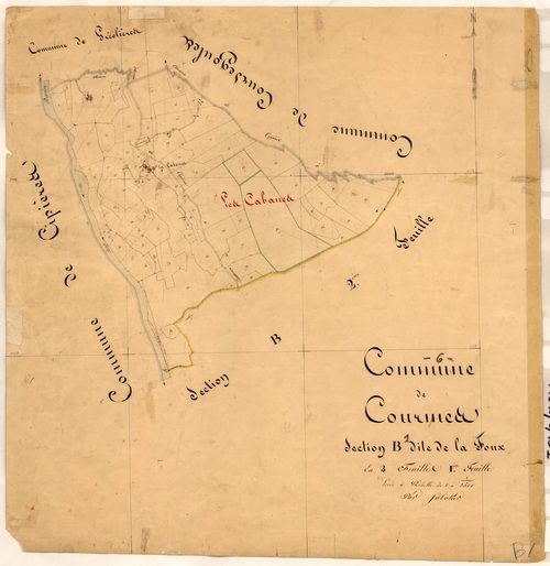 La Foux. - Plan de section, B1