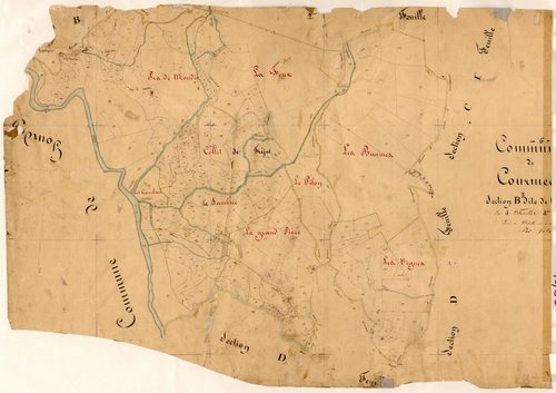 La Foux. - Plan de section, B3