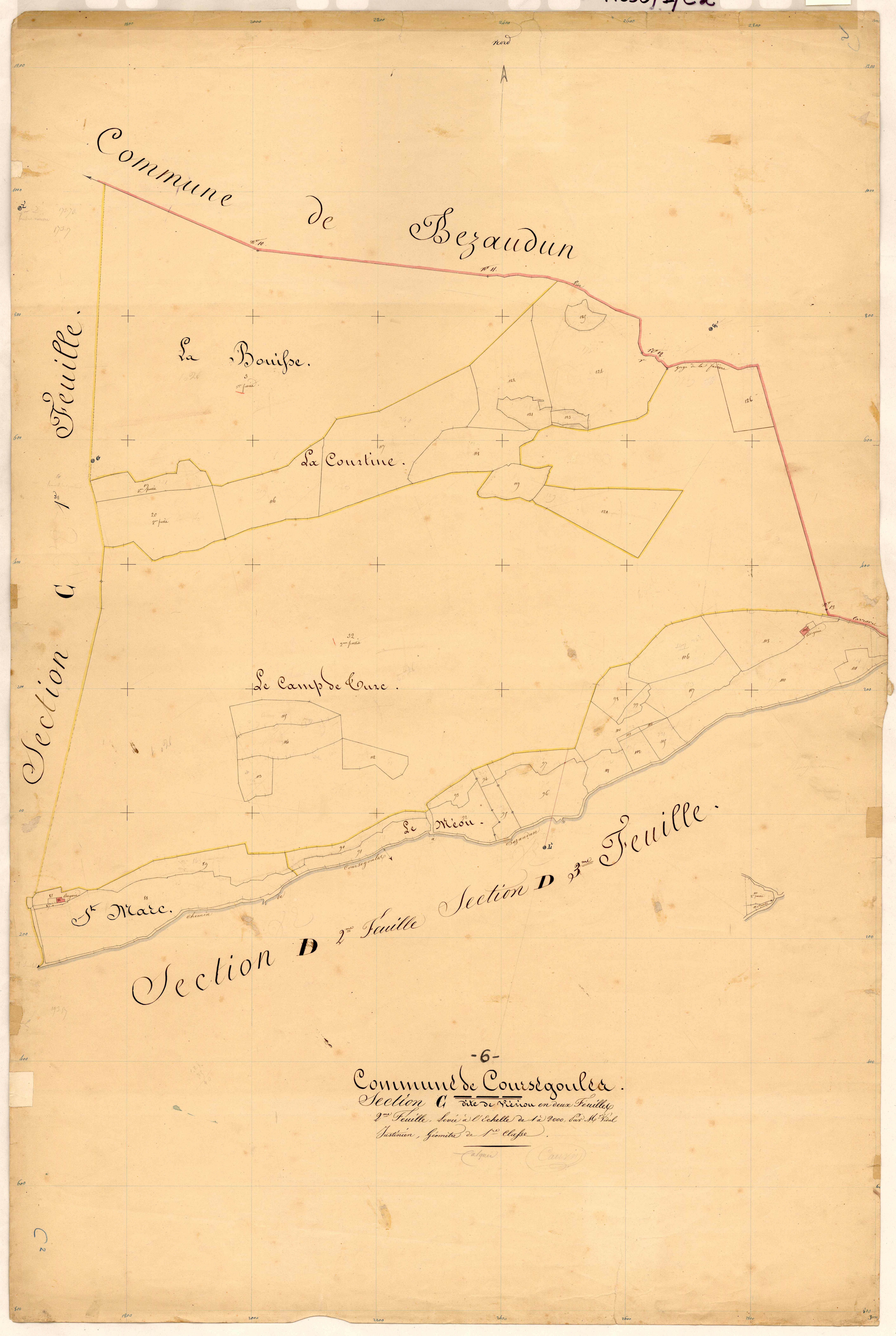 Vieriou. - Plan de section, C2