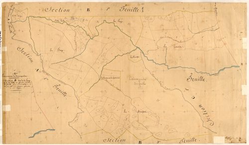 La Faye et la Ville. - Plan de section, B2