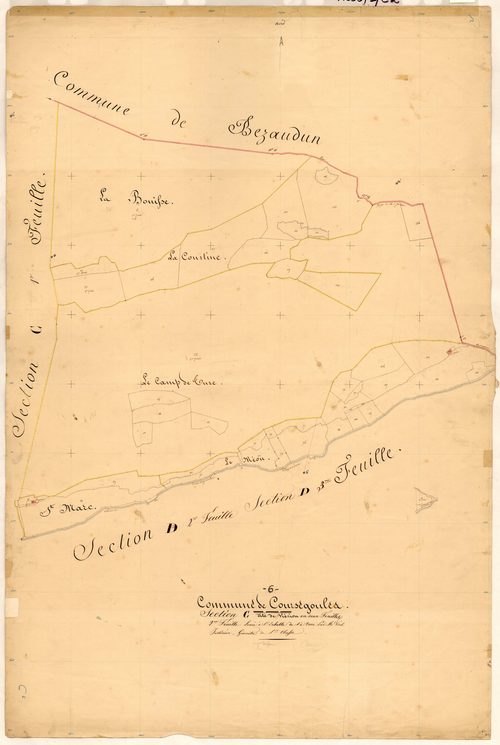 Vieriou. - Plan de section, C2