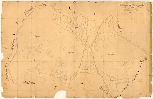 Pouis. - Plan de section, E2
