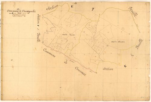 Pouis. - Plan de section, E3