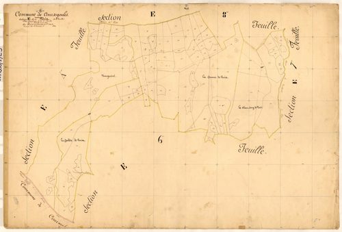 Pouis. - Plan de section, E5