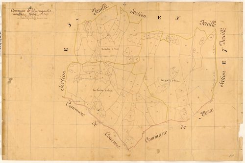 Pouis. - Plan de section, E6