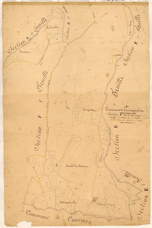 Garavagne. - Plan de section, F2