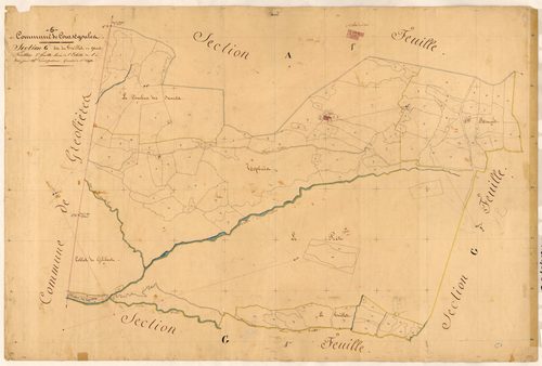 Le Taillet. - Plan de section, G1