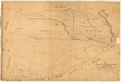 Le Taillet. - Plan de section, G3