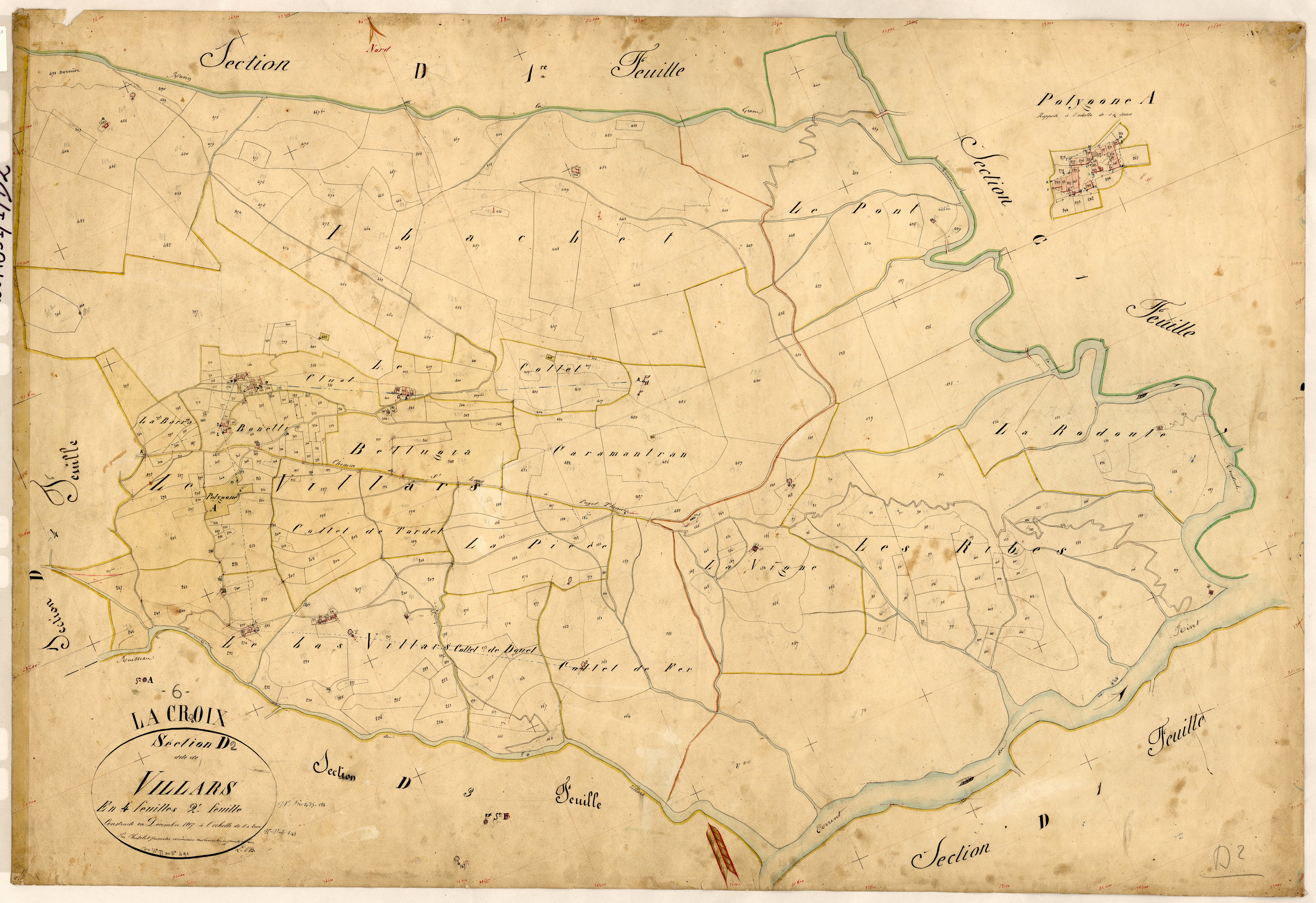 Villars. - Plan de section, D2