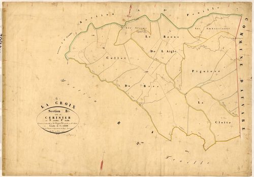 Cerisier. - Plan de section, B1