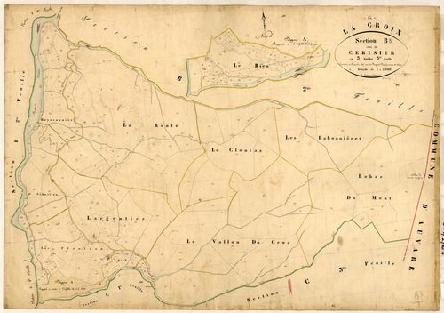 Cerisier. - Plan de section, B3