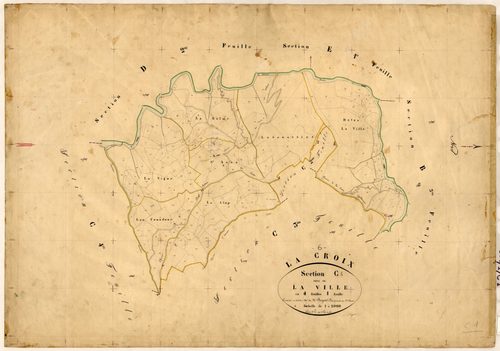 La Ville. - Plan de section, C1