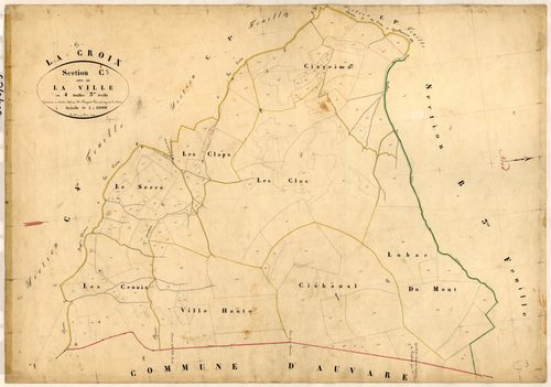 La Ville. - Plan de section, C3