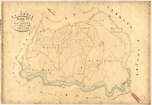 La Ville. - Plan de section, C4