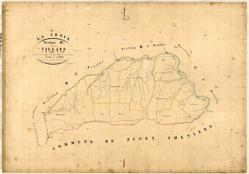 Villars. - Plan de section, D1