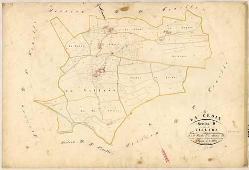 Villars (développement). - Plan de section, D2(d)