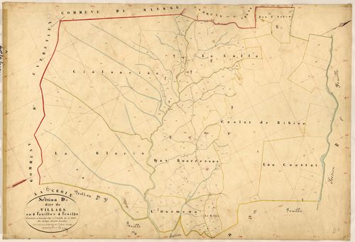 Villars. - Plan de section, D4