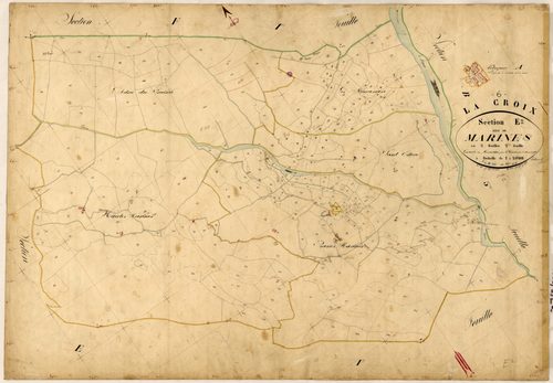 Marines. - Plan de section, E2