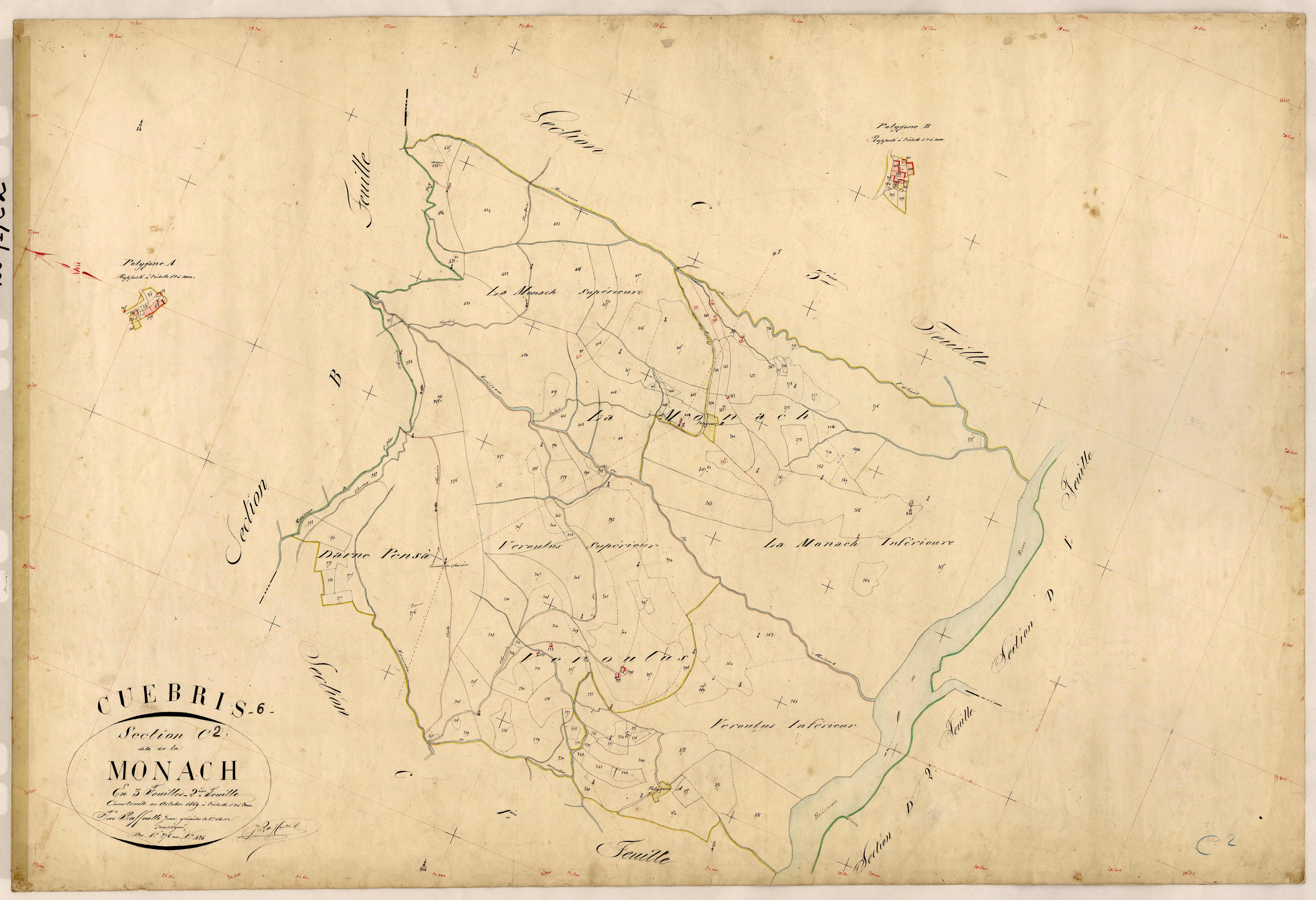 La Monach. - Plan de section, C2