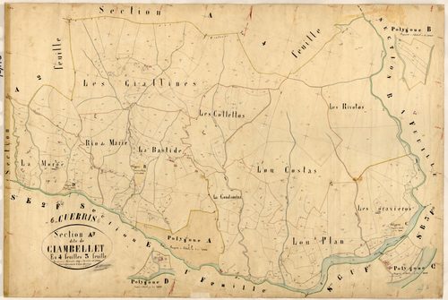 Ciambellet. - Plan de section, A3
