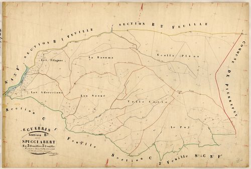 Spicciabert. - Plan de section, B3