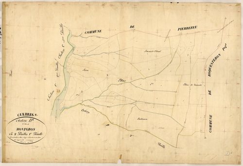 Montgros. - Plan de section, D1