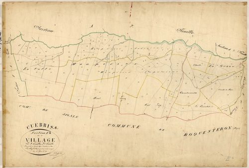 Le Village. - Plan de section, E2