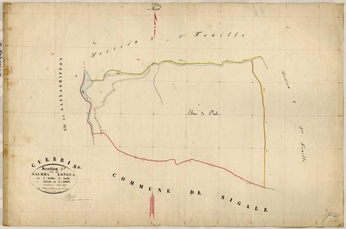 Saumma Longua. - Plan de section, F3