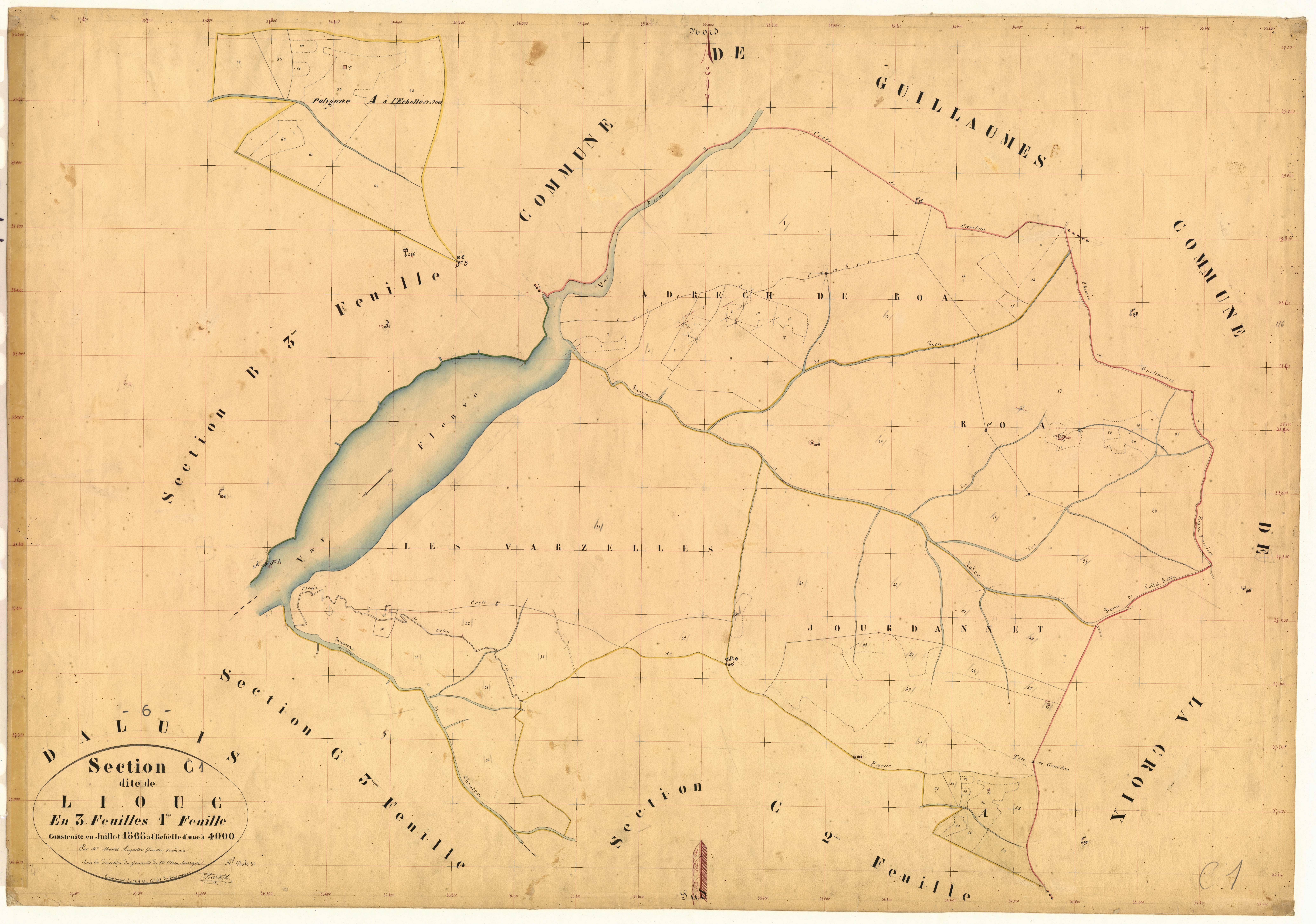 Liouc. - Plan de section, C1