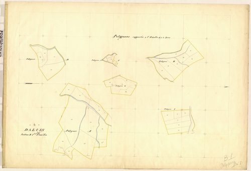 La Salette (développement). - Plan de section, B1(d)