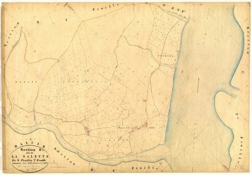 La Salette. - Plan de section, B2