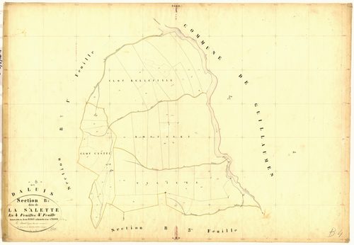 La Salette. - Plan de section, B4