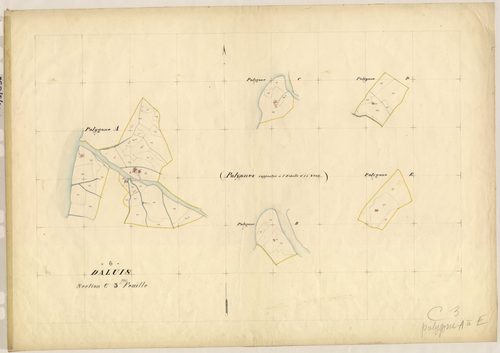 Liouc (développement). - Plan de section, C3(d)