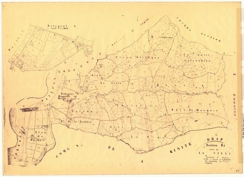 La Ville. - Plan de section, B1