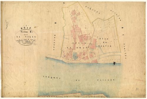 La Ville. - Plan de section, B2
