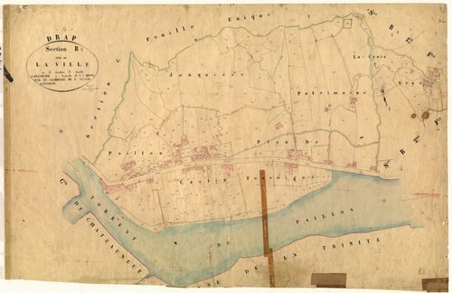 La Ville. - Plan de section, B3