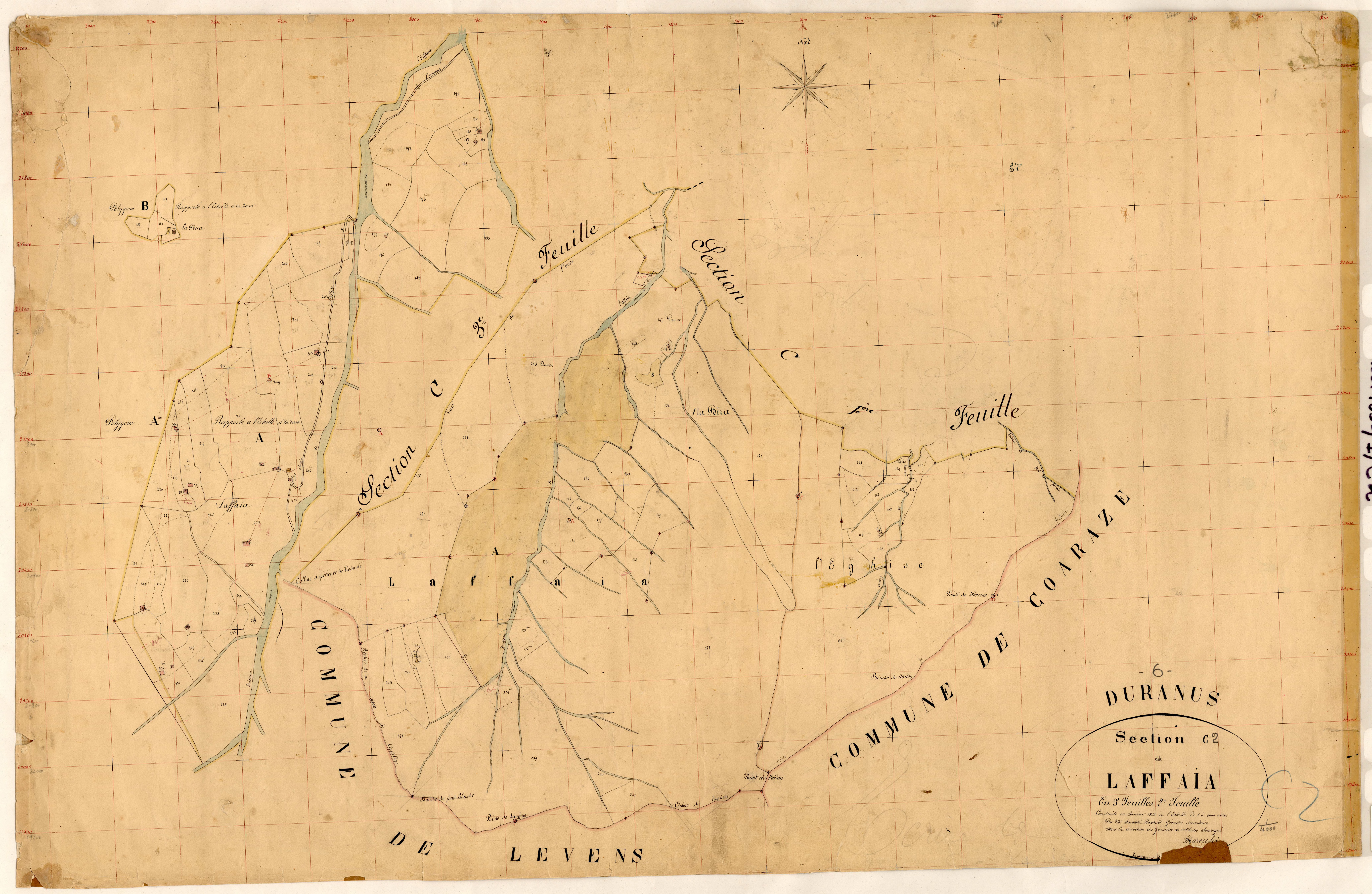 Laffaia. - Plan de section, C2