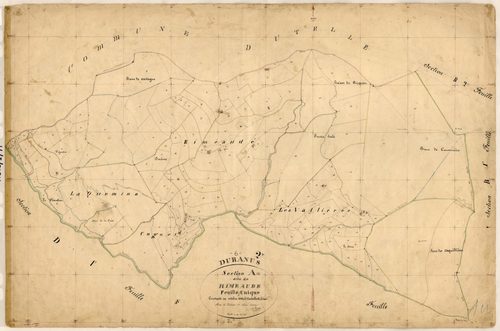 Rimeaude. - Plan de section, A